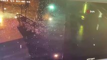 Kadıköy'de restoranda yangın sonrası korkutan patlama kamerada