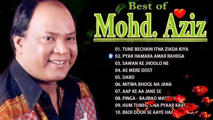 Mohd Aziz - Anuradha Paudwap Best Hindi Love Songs  मोहम्मद अजीज, अनुराधा पौड सर_HD