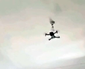 Un drone utilisé pour remplacer une ampoule