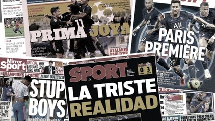 Le trio Messi-Neymar-Mbappé fait saliver la planète foot, la presse anglaise fracasse un Manchester United ridicule