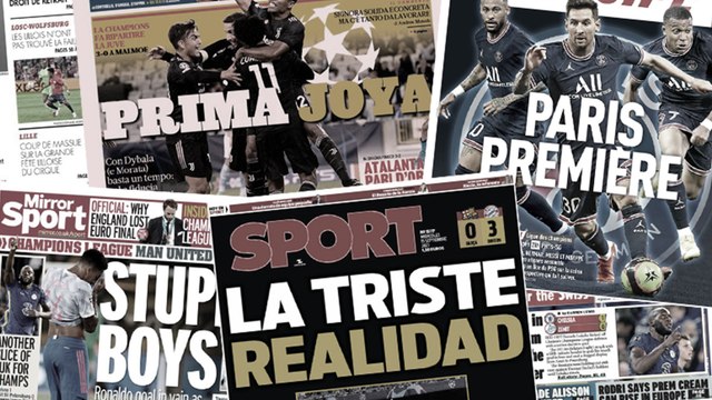 Le trio Messi-Neymar-Mbappé fait saliver la planète foot, la presse anglaise fracasse un Manchester United ridicule