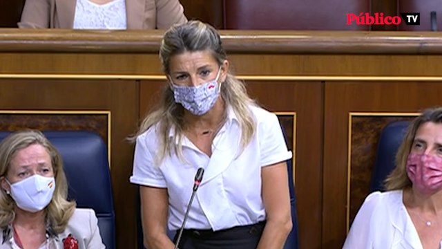 Yolanda Díaz : Si alguien ha gravado la factura de la luz con impuestos llegando a gravar hasta el sol ha sido el PP