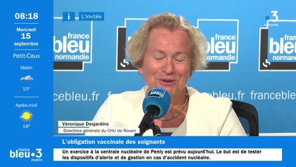 CHU de Rouen : "Seuls 44 salariés ont refusé la vaccination", annonce sa directrice générale Véronique Desjardins