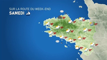 SUR LA ROUTE DU WEEK-END: Frais pour la saison et relativement instable