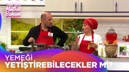 Murat ve Nurcan hanım yemeği yetiştirebilecek mi? - Zahide Yetiş ile Mutfak Bahane 15 Eylül 2021