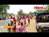 womens protested against water crisis mangrulpir