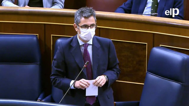 Félix Bolaños, a Edmundo Bal: Queremos que Cataluña deje de ser uno de los principales problemas políticos del país