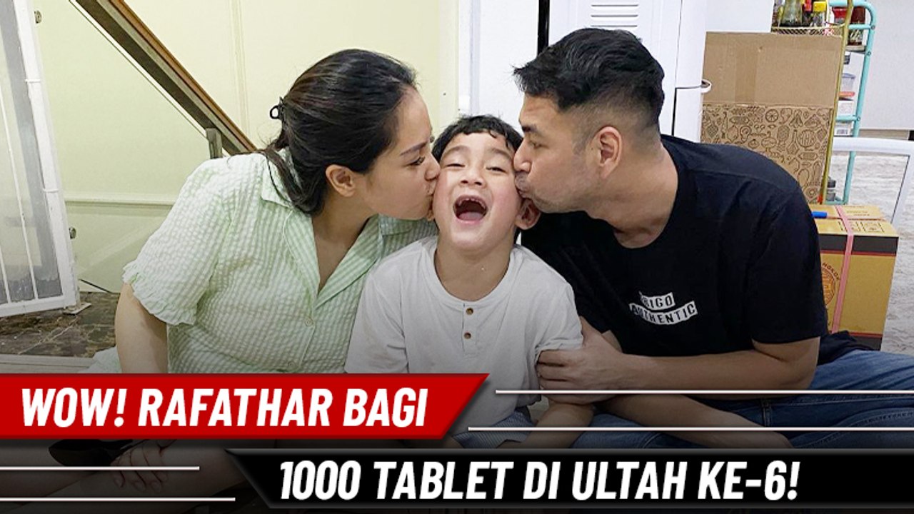 Wow! Rafathar Bagi 1000 Tablet di Ultah ke-6!