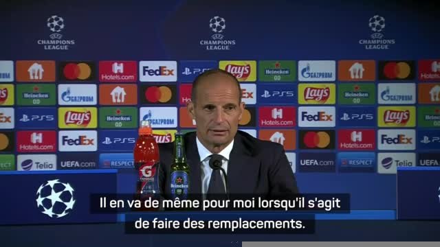 FOOTBALL : Ligue des Champions : Juventus - Allegri : Rabiot n'a pas conscience de son potentiel