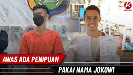 Awas Ada Penipuan Pakai Nama Jokowi