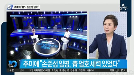 추미애 “청와대도 손준성 엄호”