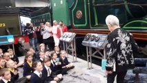 Dame Jacqueline Wilson launches new book at Bluebell Railway