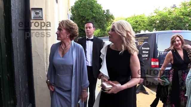 Ainhoa Arteta celebraba su preboda junto a Matías Urrea en una bodega de Jerez de la Frontera