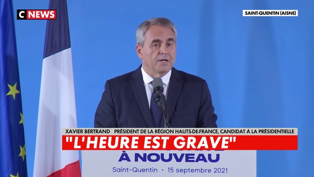 Xavier Bertrand : «Sous le mandat de Nicolas Sarkozy, la délinquance a baissé. Depuis, elle n’a fait qu’augmenter»