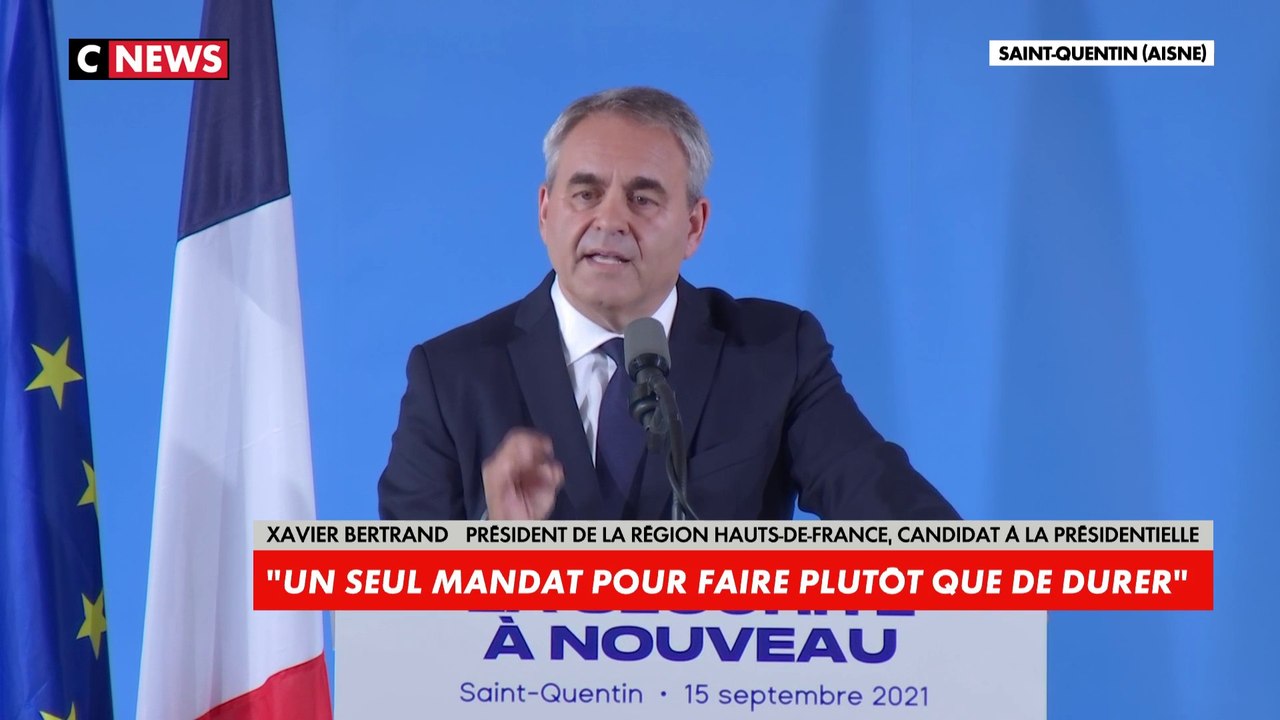 Xavier Betrand : «Ajourd’hui, la loi prévoit une peine maximum. Demain, je veux que la loi fixe aussi un minimum»