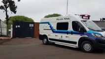Agentes do Depen realizam transferência de detentos da Cadeia Pública de Cascavel