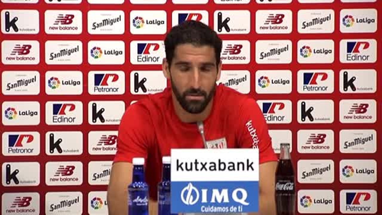 Raúl García: "Estos partidos con público están siendo energía"