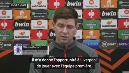 Gr. A - L'hommage de Steven Gerrard à Gérard Houllier
