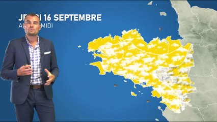 Bulletin météo pour le jeudi 16 septembre 2021