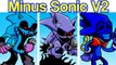 Friday Night Funkin'- VS Minus Sonic.EXE Version 2 FULL WEEK + Cutscenes [FNF Mod-HARD-Minus Mod]