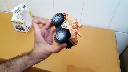 Unboxing and Review of Military Tumbling Tank Toy for kids