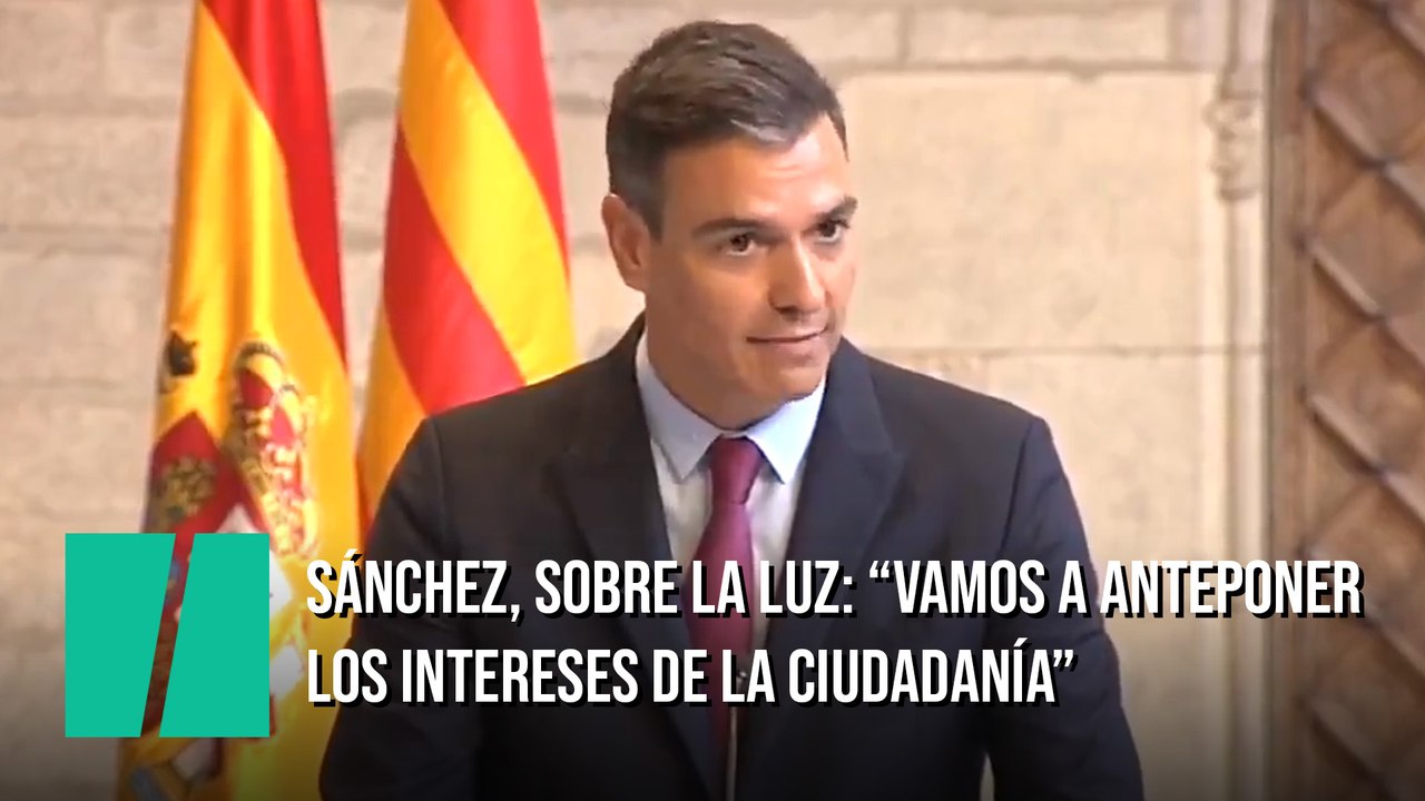 Pedro Sánchez: "Vamos a anteponer los intereses de la ciudadanía ante cualquier presión"