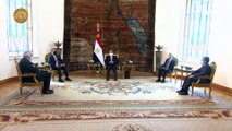 الرئيس عبد الفتاح السيسي يستقبل رئيس مجلس النواب العراقي