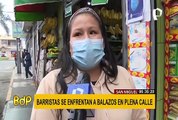 San Miguel: barristas de Sport Boys y Sporting Cristal se enfrentaron a balazos en plena calle