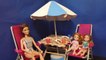 Doll Umbrella Table DIY - Miniature Patio Table DIY - How to make a table with popsicle sticks