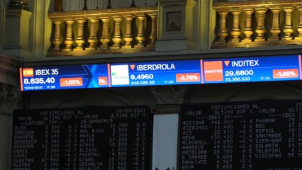 El Ibex 35 cede un 1,65 % lastrado por las eléctricas