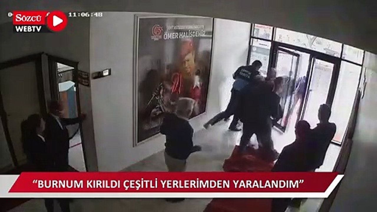 Vatandaşı  belediye binasında tekme tokat döven AKP'li başkan: Görüntülere ben de şaşırdım