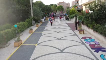 (BURSA - ek) Çocukların tasarladığı parkı çocuklar açtı