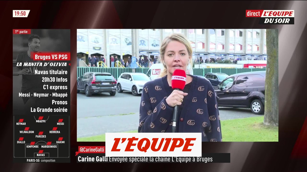 Avec le trio Messi-Neymar-Mbappé et Navas dans le but face à Bruges - Foot - C1 - PSG