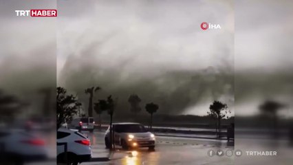 Sakarya'daki hortum böyle görüntülendi