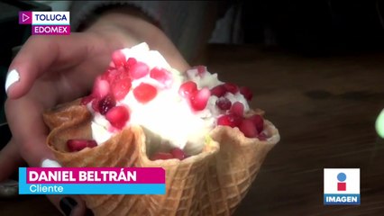 ¡Sólo en México! Crean el helado de chile en nogada