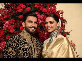 Deepika and Ranveer's Royal Reception at Bangalore |Ranveer complementing Deepika with a flying Kiss