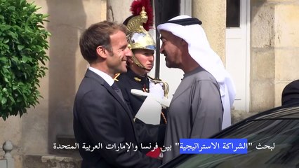 ماكرون يستقبل ولي عهد أبو ظبي