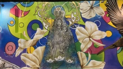 Así es el mural dedicado al levantamiento popular en Cuba