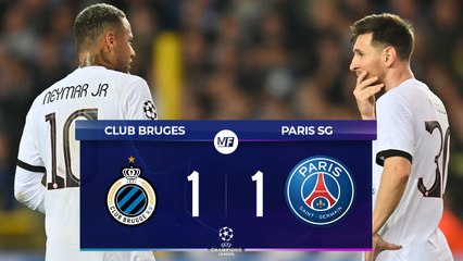 CLUB BRUGES - PSG : LE RÉSUMÉ ET LES TOPS/FLOPS I LA PREMIÈRE RATÉE DU TRIO NEYMAR, MESSI, MBAPPÉ