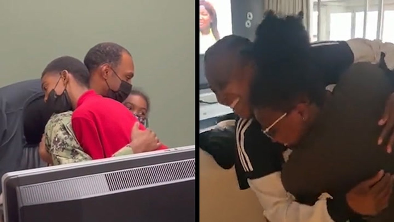 Navy Dad Surprises Kids & When You’re Not Expecting Mom