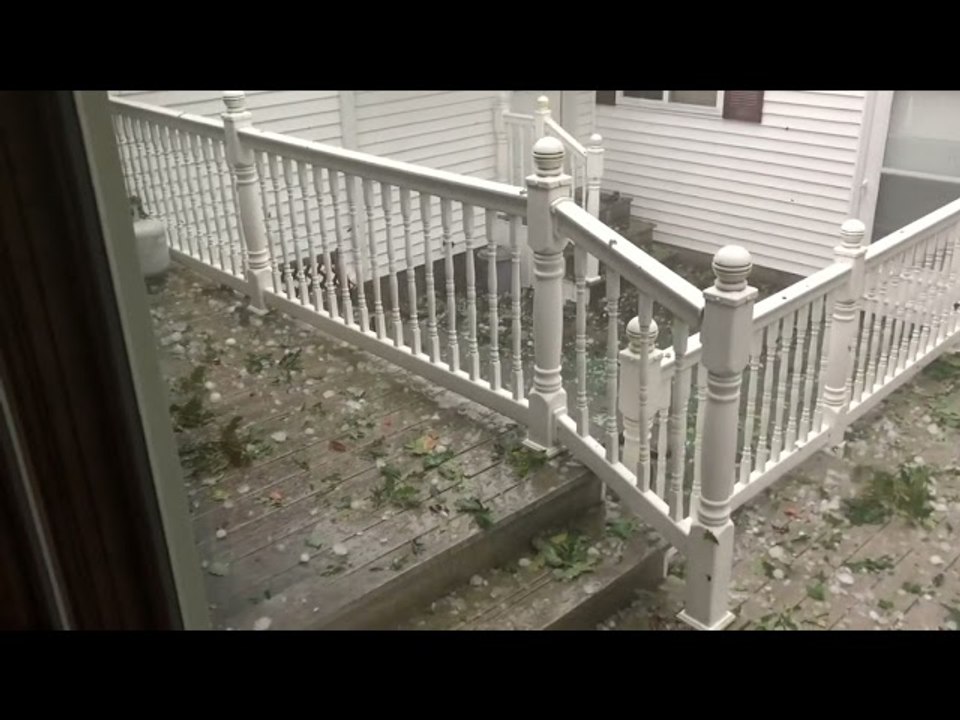 Baseball-Sized Hailstorm in Michigan