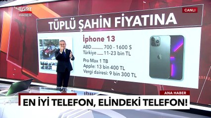 1 Iphone: 1 Tüplü Şahin | Ekrem Açıkel ile TGRT Ana Haber