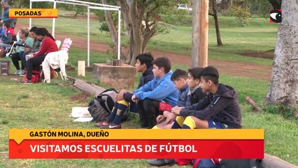 Visitamos escuelitas  de fútbol