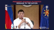 President Duterte's recorded message to the nation | aired Thursday, September 16