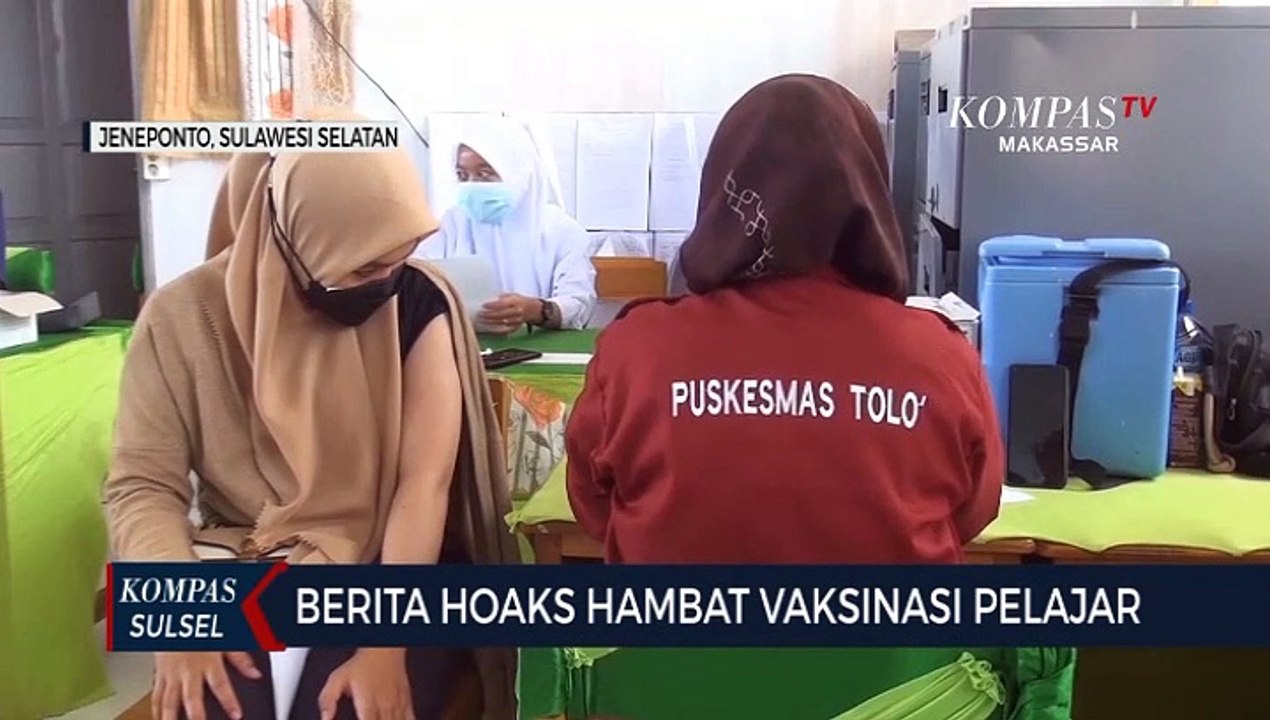 Berita Hoaks Hambat Vaksinasi Pelajar