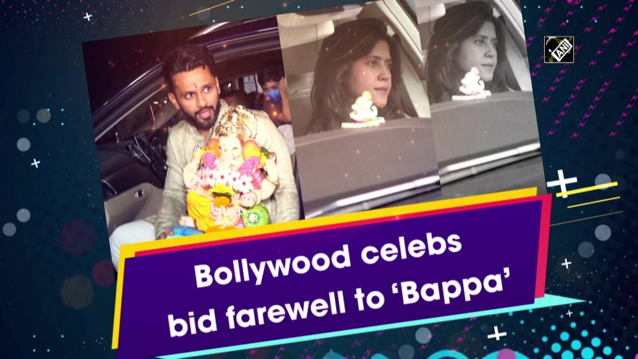 Bollywood celebs bid farewell to ‘Bappa’