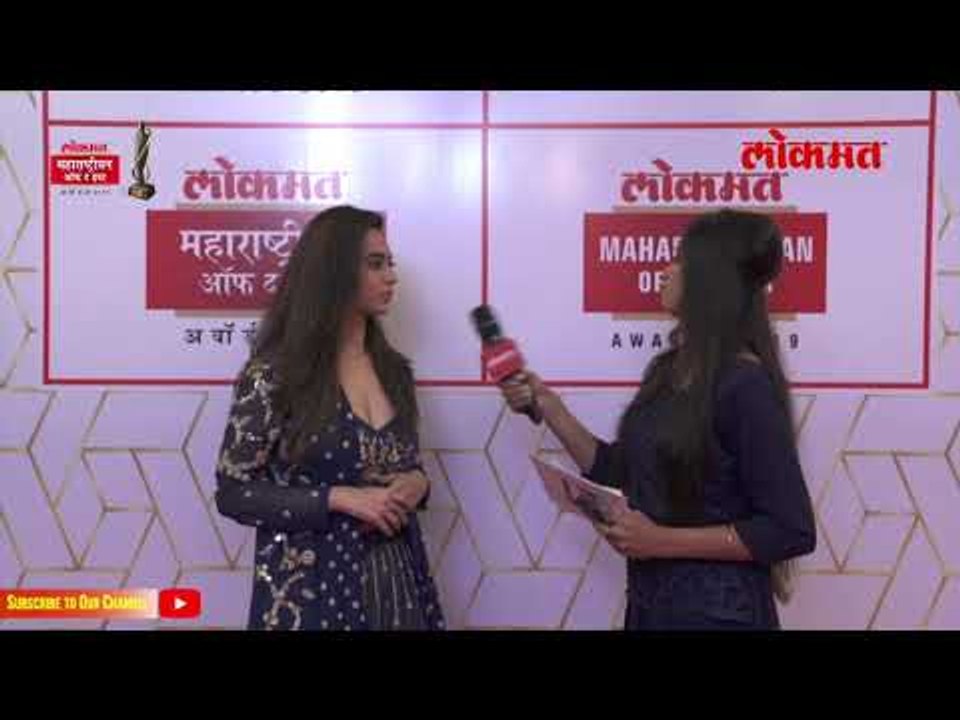 Hot Actress Soundarya Sharma - Exclusive Red Carpet | Lokmat Maharashtrian of the Year Awards 2019