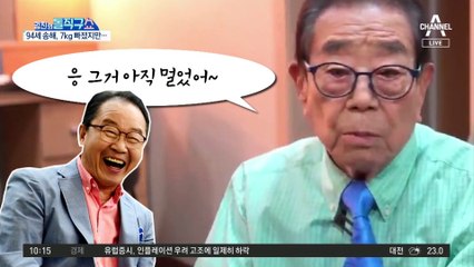 [핫플]송해 ‘전국노래자랑’ 중단 후 7kg 빠져