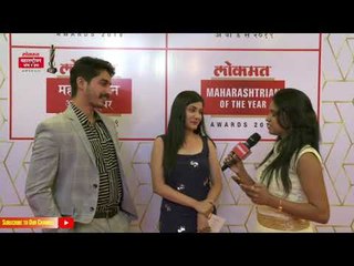 Marathi actors Nikhil Chavan & Sayli Patil | Exclusive Interview | Red Carpet | LMOYT 2019