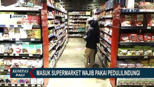 Catat! Masuk Supermarket Kini Wajib Gunakan Aplikasi Peduli Lindungi